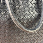 Bottega Veneta Black Intrecciato Large Handbag