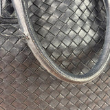 Bottega Veneta Black Intrecciato Large Handbag