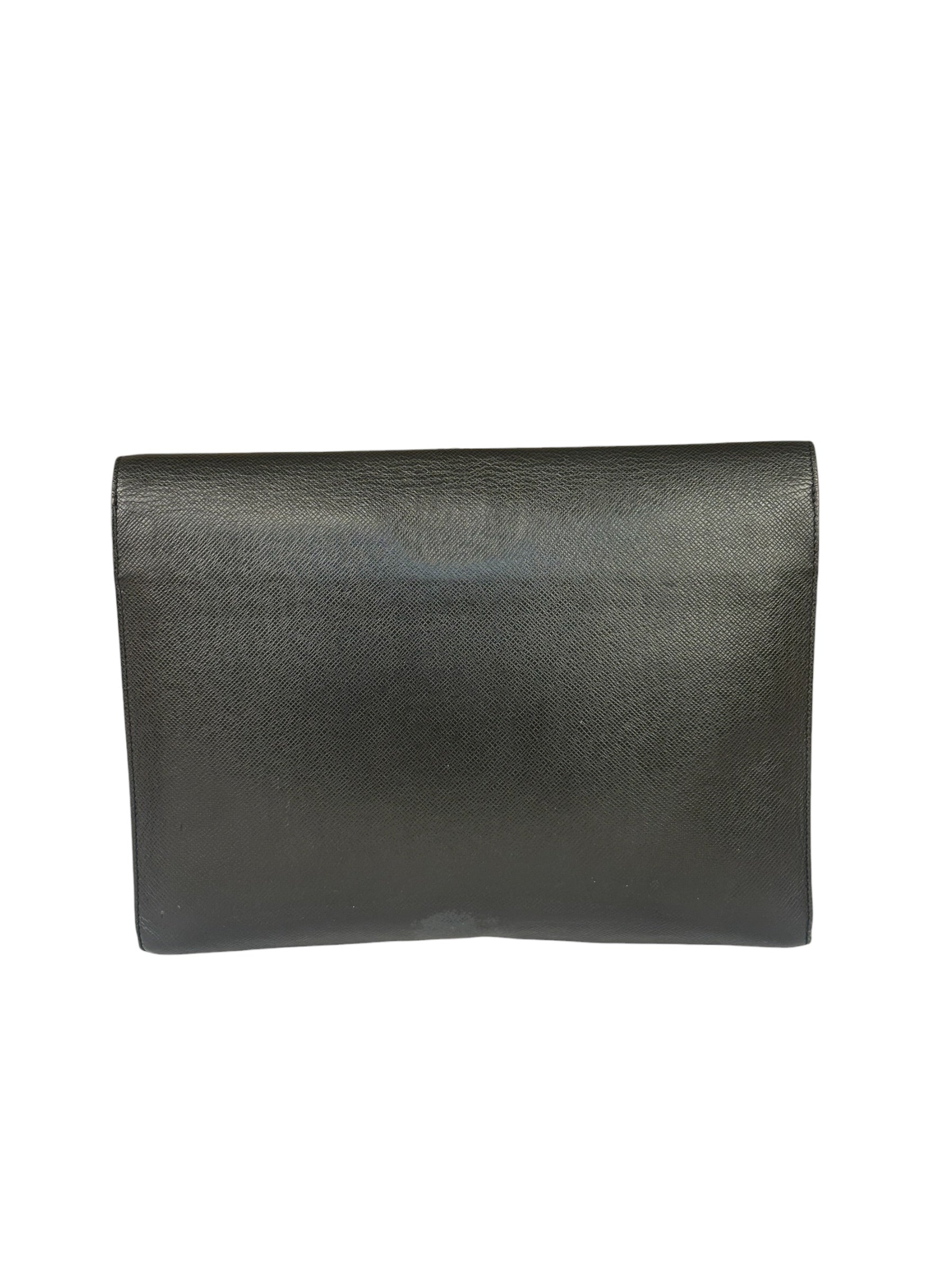 Louis Vuitton Black Leather Taiga Minuto Documents Portfolio