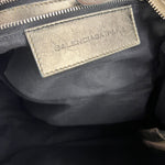 Balenciaga Gold Metallic M Le City Bag
