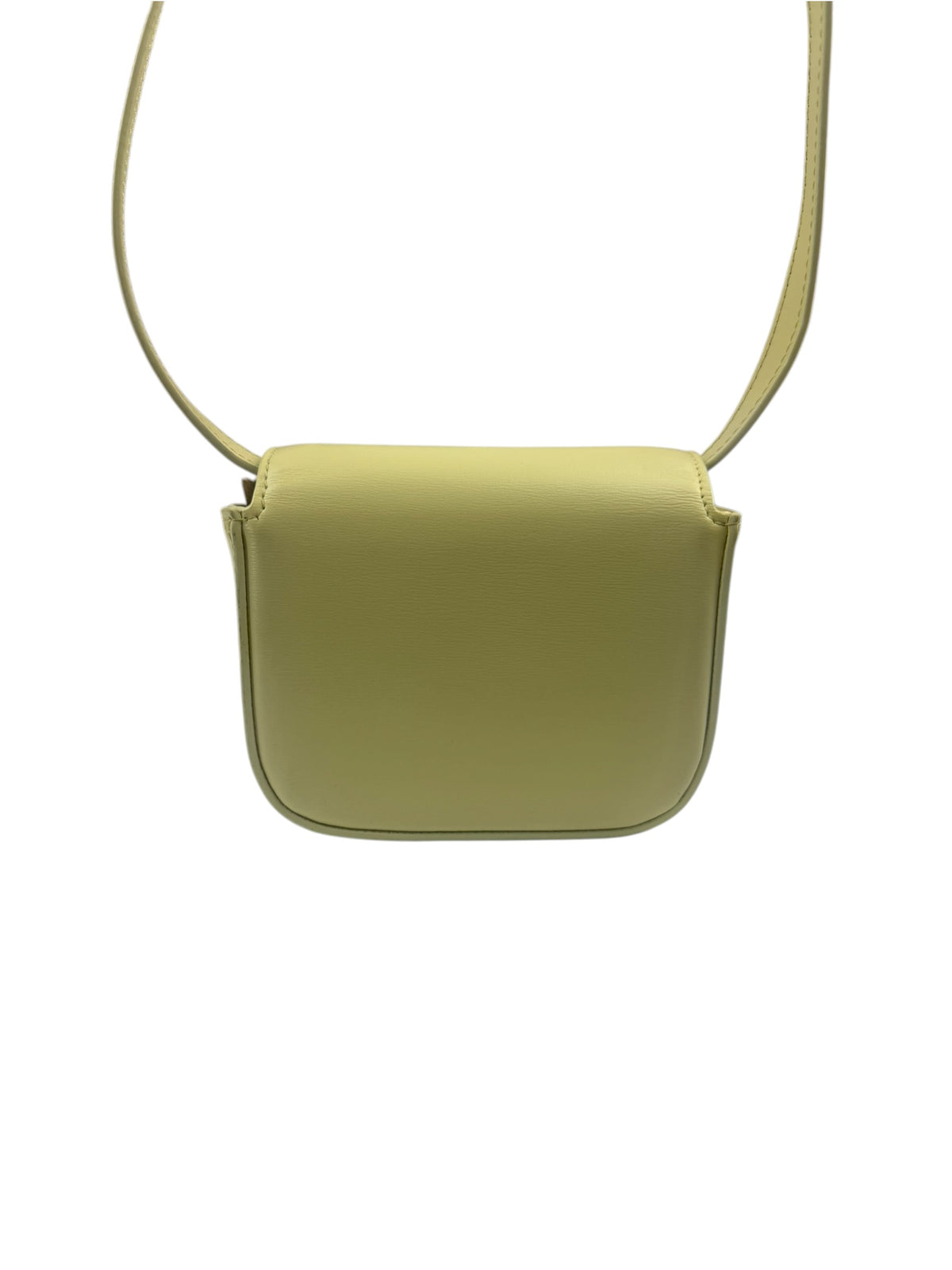 Celine Light Yellow Nano Triomphe Crossbody Bag