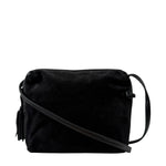 Bottega Veneta Black Suede/Leather Trim Crossbody Bag