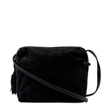 Bottega Veneta Black Suede/Leather Trim Crossbody Bag