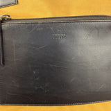 Gucci Vintage Brown Canvas Zip Tote