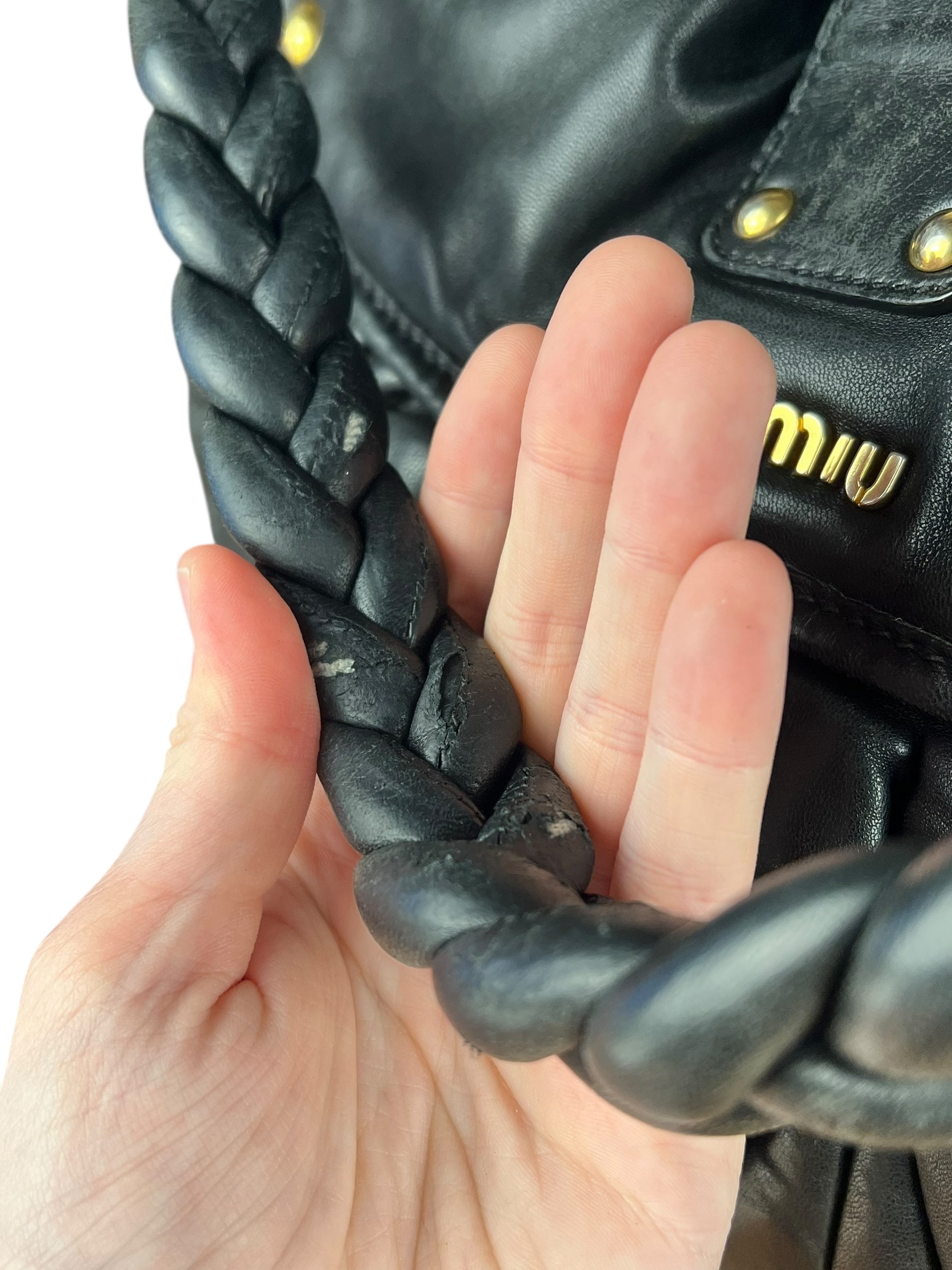 Miu Miu Vintage Calfskin Soho Shoulder Bag