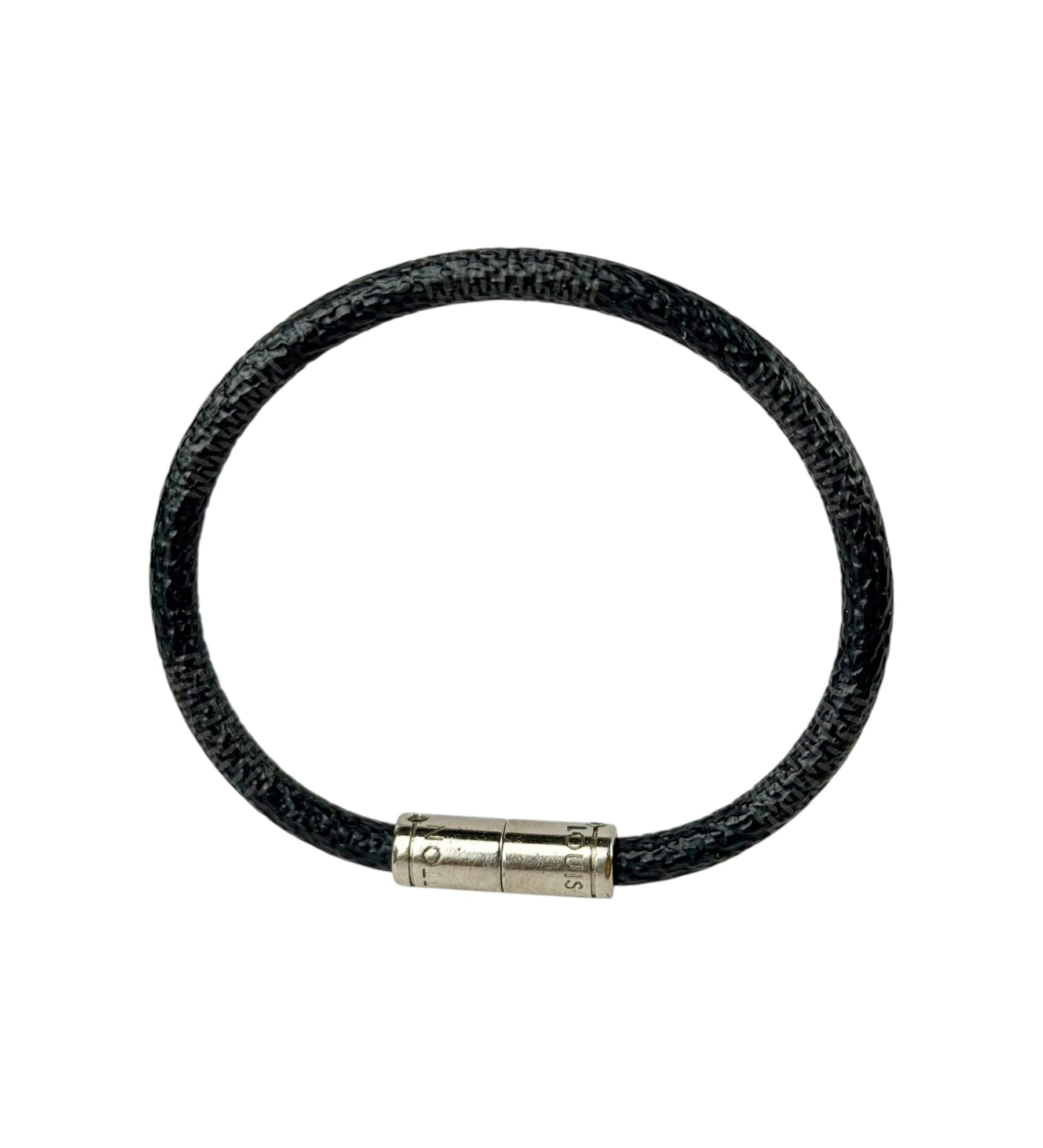 Louis Vuitton Damier Graphite Keep It Bracelet