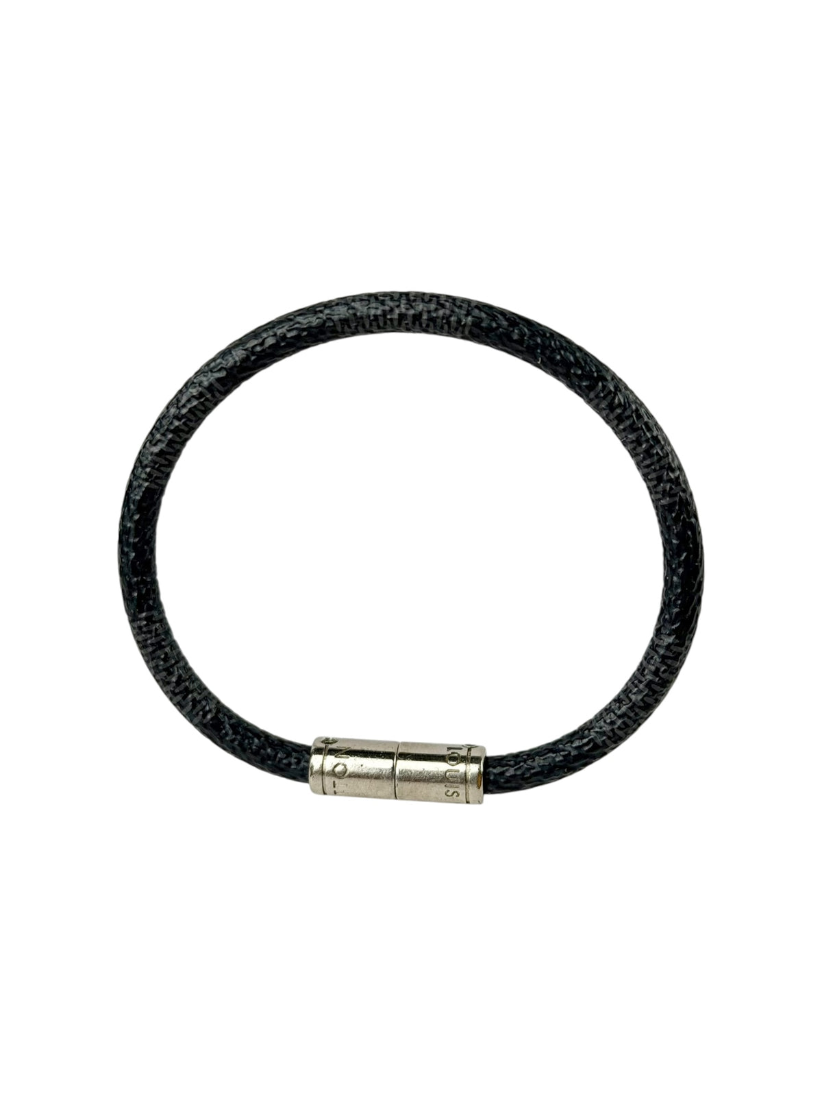 Louis Vuitton Damier Graphite Keep It Bracelet