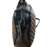 Yves Saint Laurent Black Leather Lou Camera Bag