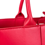 Bottega Veneta Red Leather Arco Tote Bag
