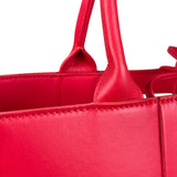 Bottega Veneta Red Leather Arco Tote Bag
