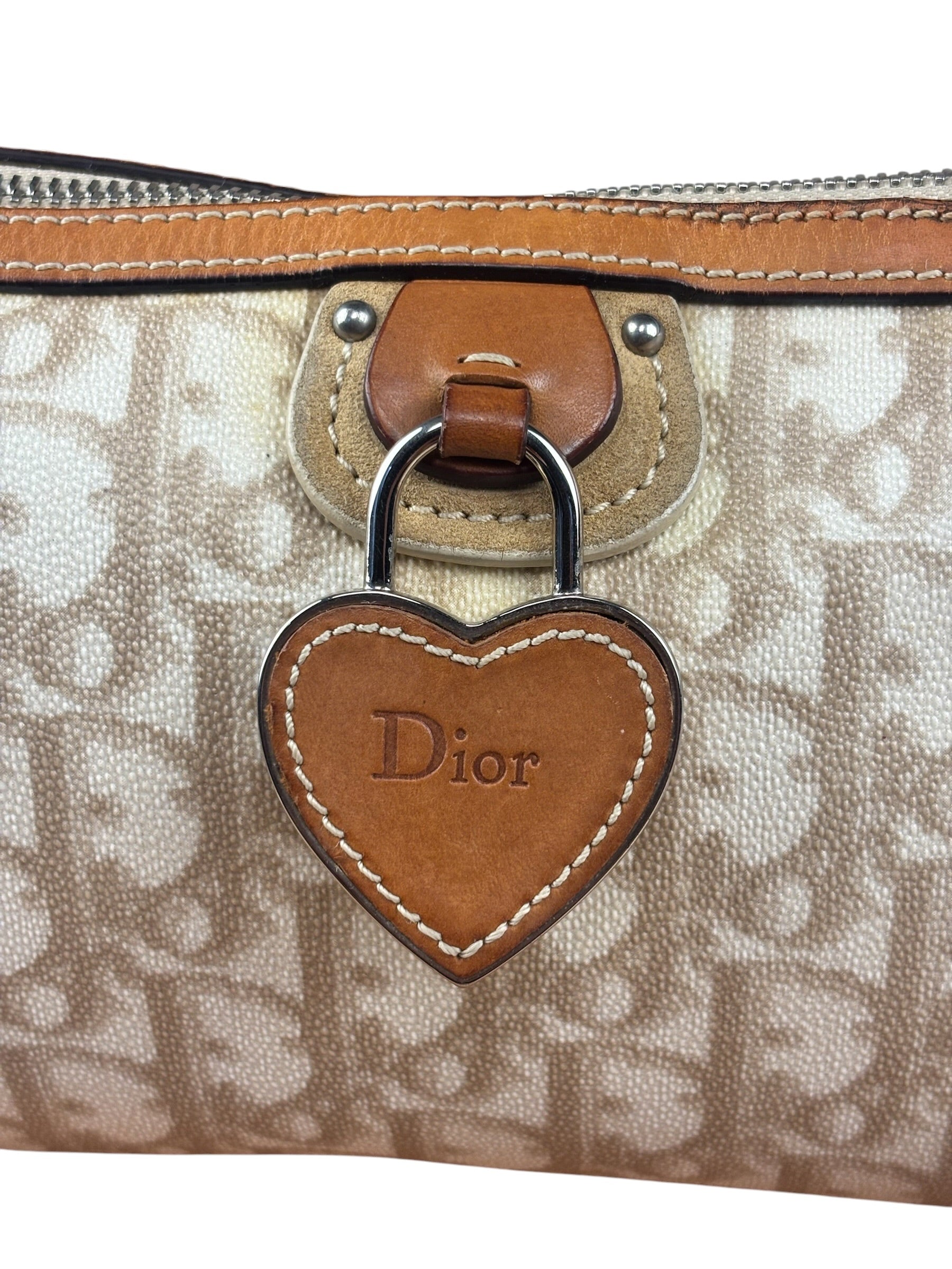 Christian Dior Vintage Trotter Romantique Baguette Shoulder Bag