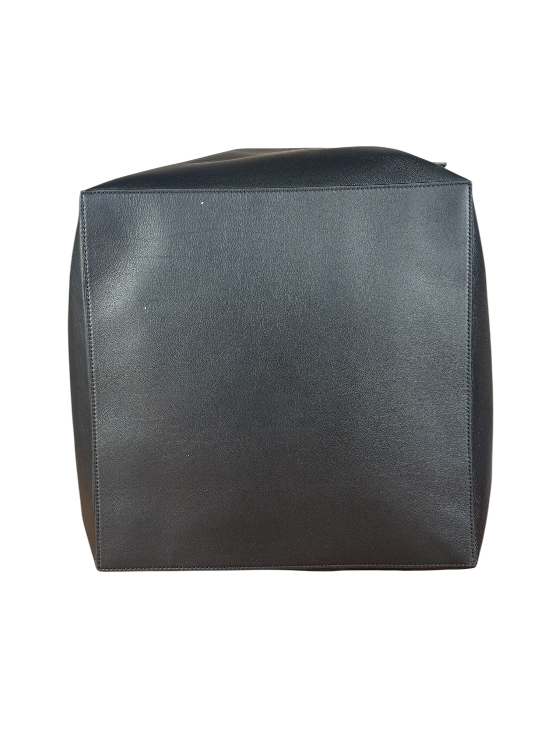Balenciaga Black Leather Giant Box Bag