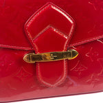 Louis Vuitton Monogram Red Vernis Bellflower Crossbody
