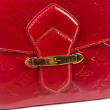 Louis Vuitton Monogram Red Vernis Bellflower Crossbody