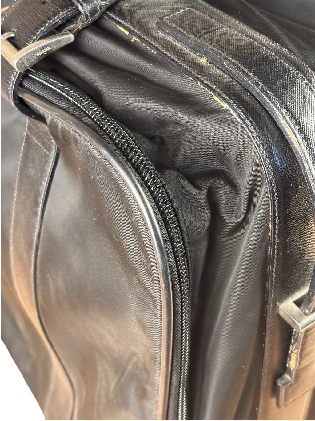 Prada Black Briefcase Saffiano Leather