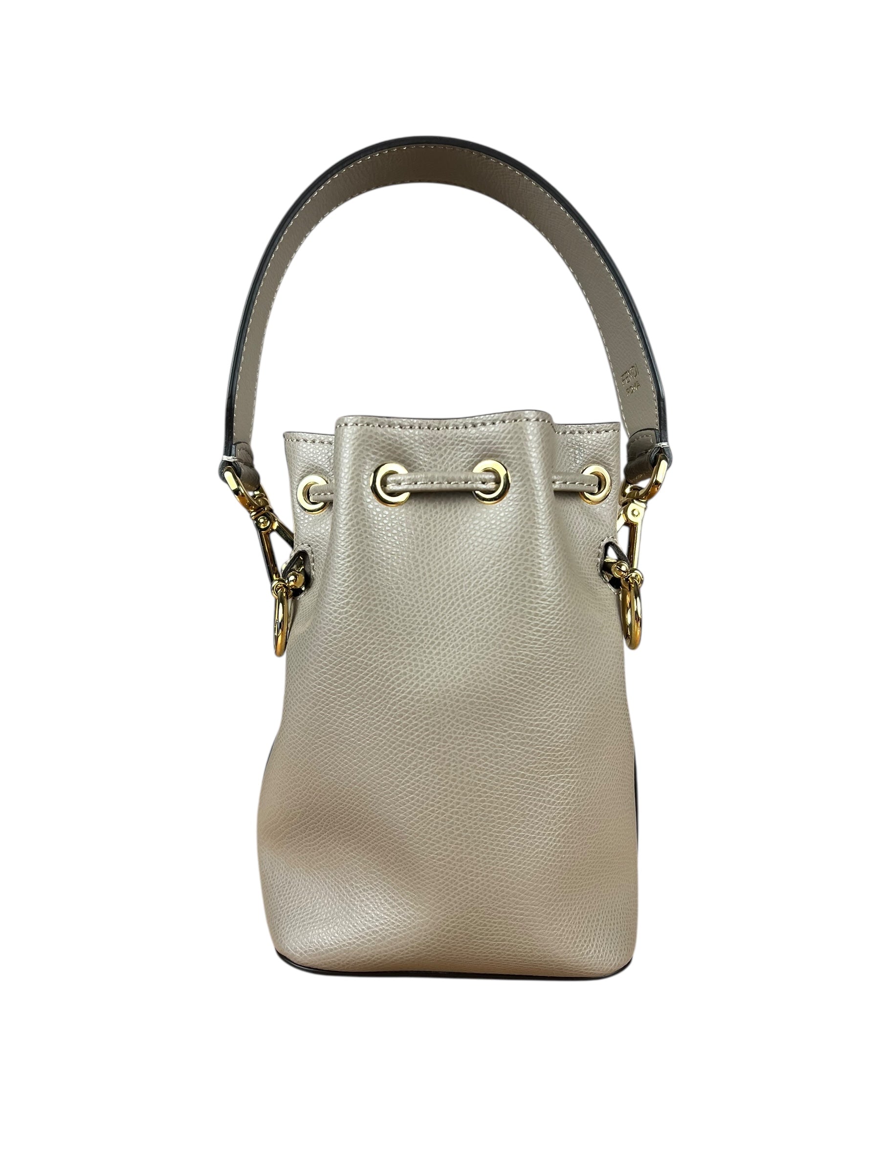 Fendi Mon Tresor Leather Bucket Bag