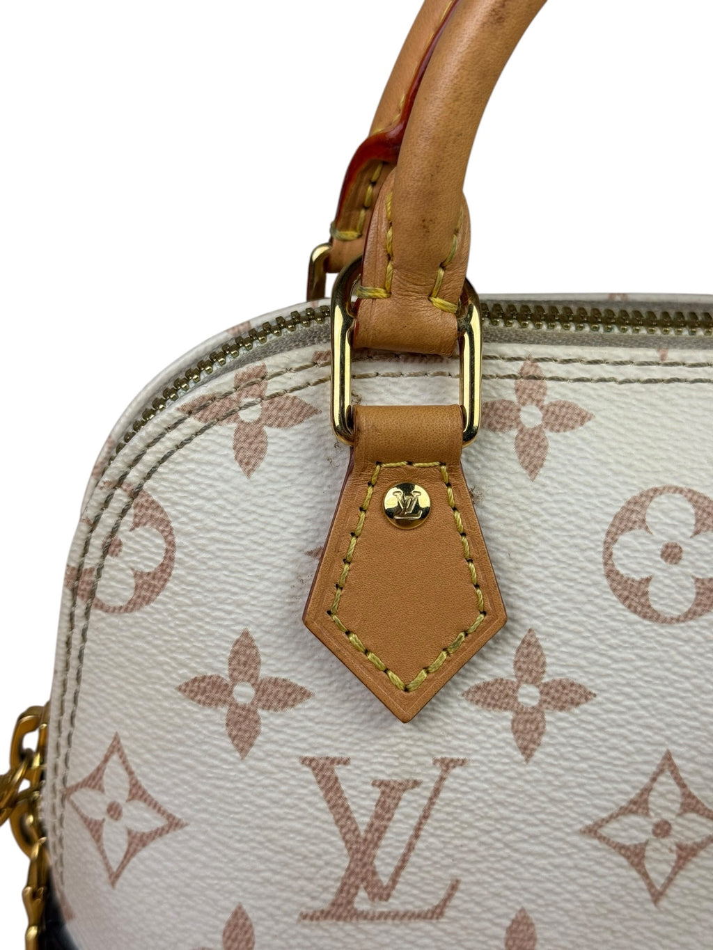 Louis Vuitton Off-White/Black Monogram Dune Nano Alma Two-Way Bag