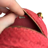 Chanel 19 Round Pink Tweed Chain Shoulder Bag