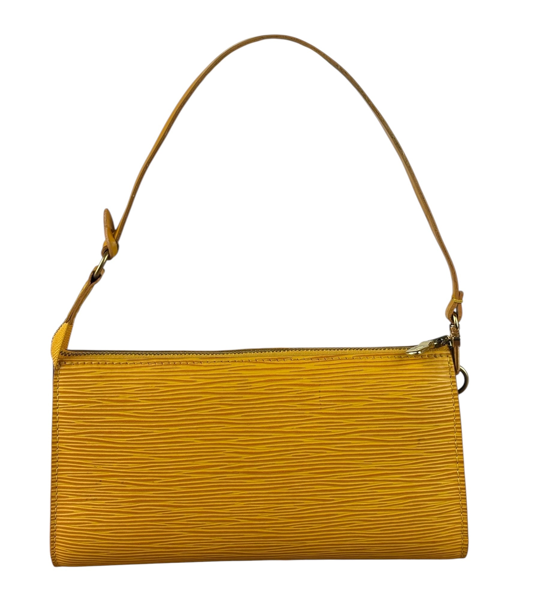 Louis Vuitton Yellow Epi Leather Pochette