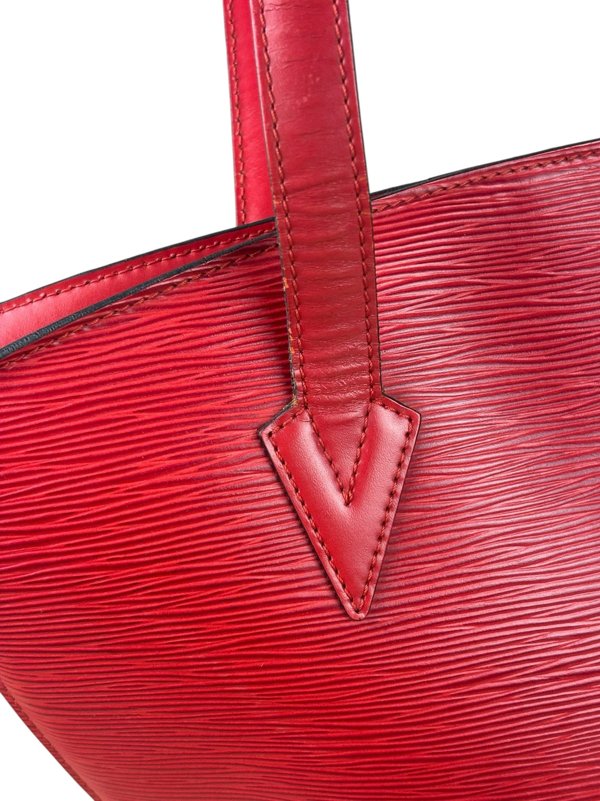 Louis Vuitton Red Epi Saint Jacques MM