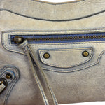 Balenciaga Light Blue Lambskin Le City Hip Pochette