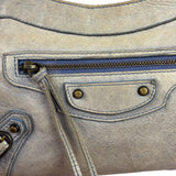 Balenciaga Light Blue Lambskin Le City Hip Pochette