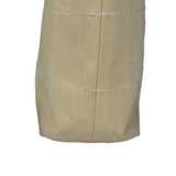 Chanel Vintage Beige Canvas Quilted Chocolate Bar Tote 2003