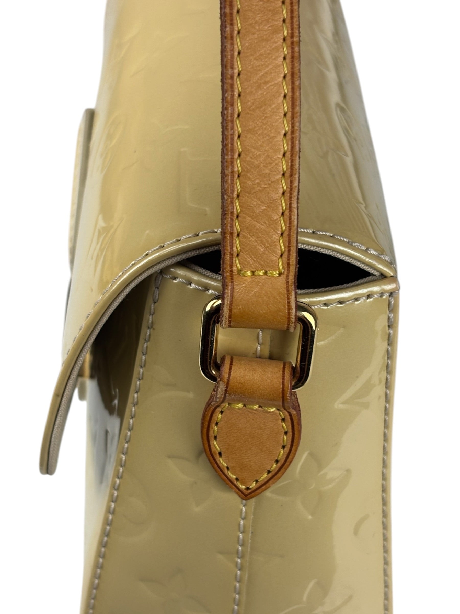 Louis Vuitton Yellow Monogram Vernis Bellflower GM Shoulder Bag