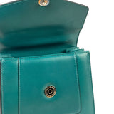 BVLGARI Serpenti Forever Mini Top Handle Bag Green