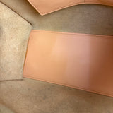 YSL Vintage Classic Y Cabas Peach Leather 2Way Handbag