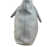 Prada Light Blue Vitello Daino Leather Tote