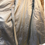 Vintage Long Brown Fur Striped Mink Coat