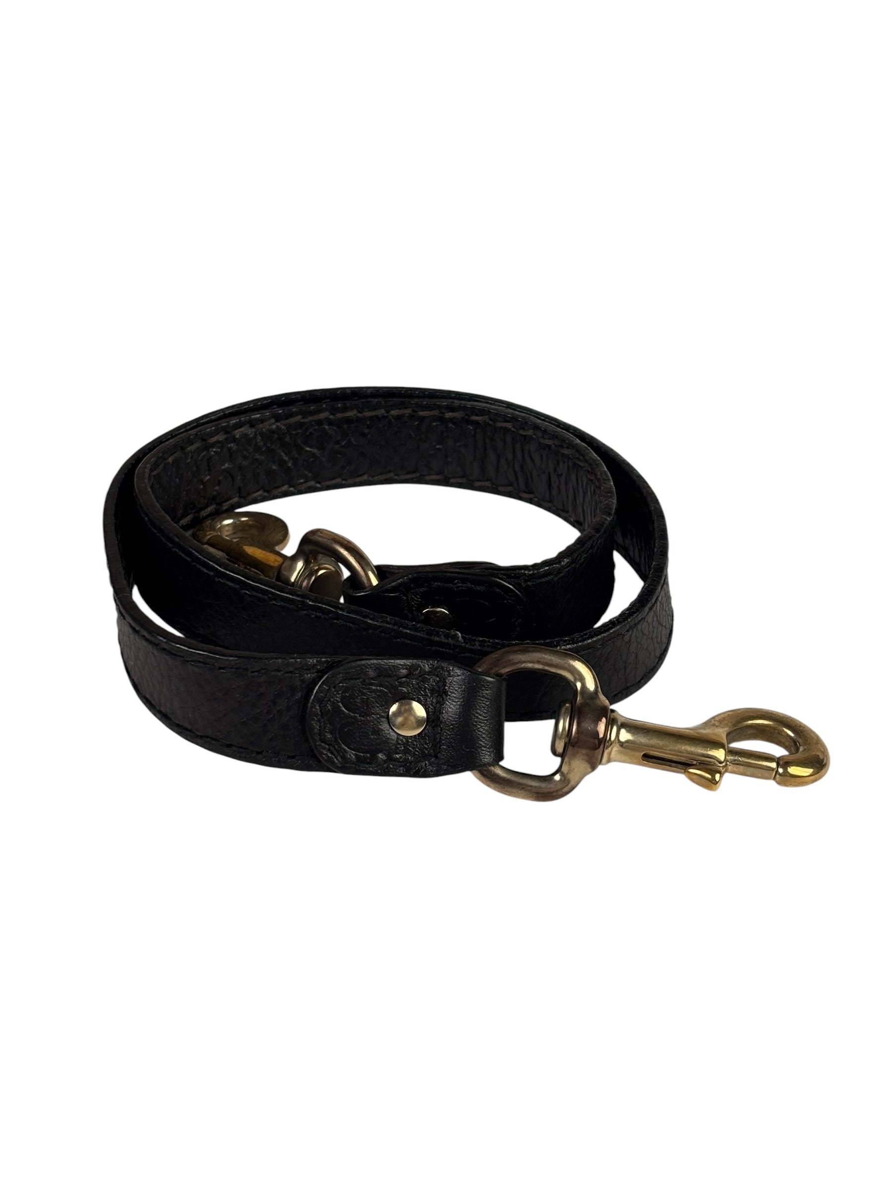 Gucci Black Leather Indy Hobo Bag