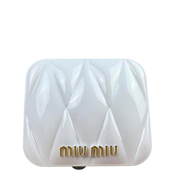 Miu Miu Beauty White Compact Mirror