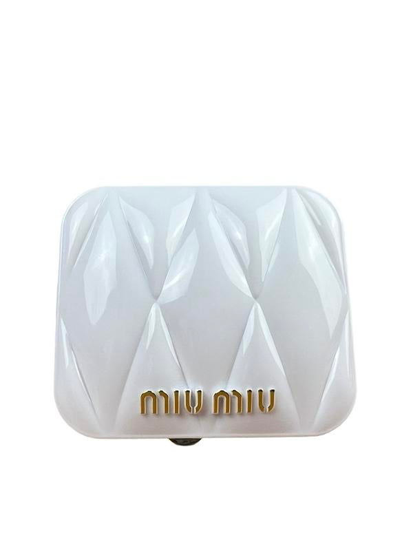 Miu Miu Beauty White Compact Mirror