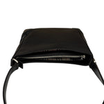 Burberry Black Leather Hobo Bag