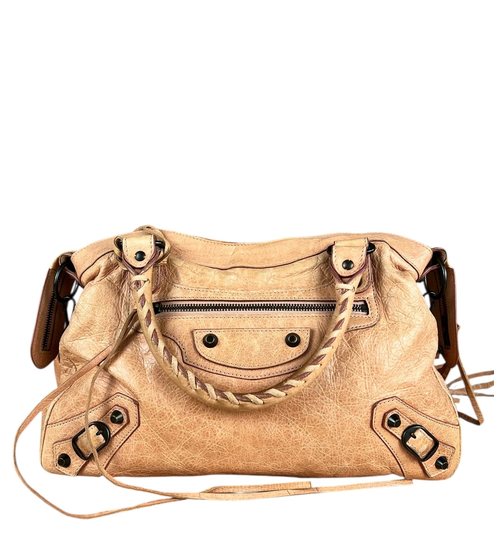 Balenciaga Classic Leather City Bag Light Salmon