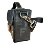 Fendi Soft Trunk Baguette Black