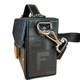 Fendi Soft Trunk Baguette Black