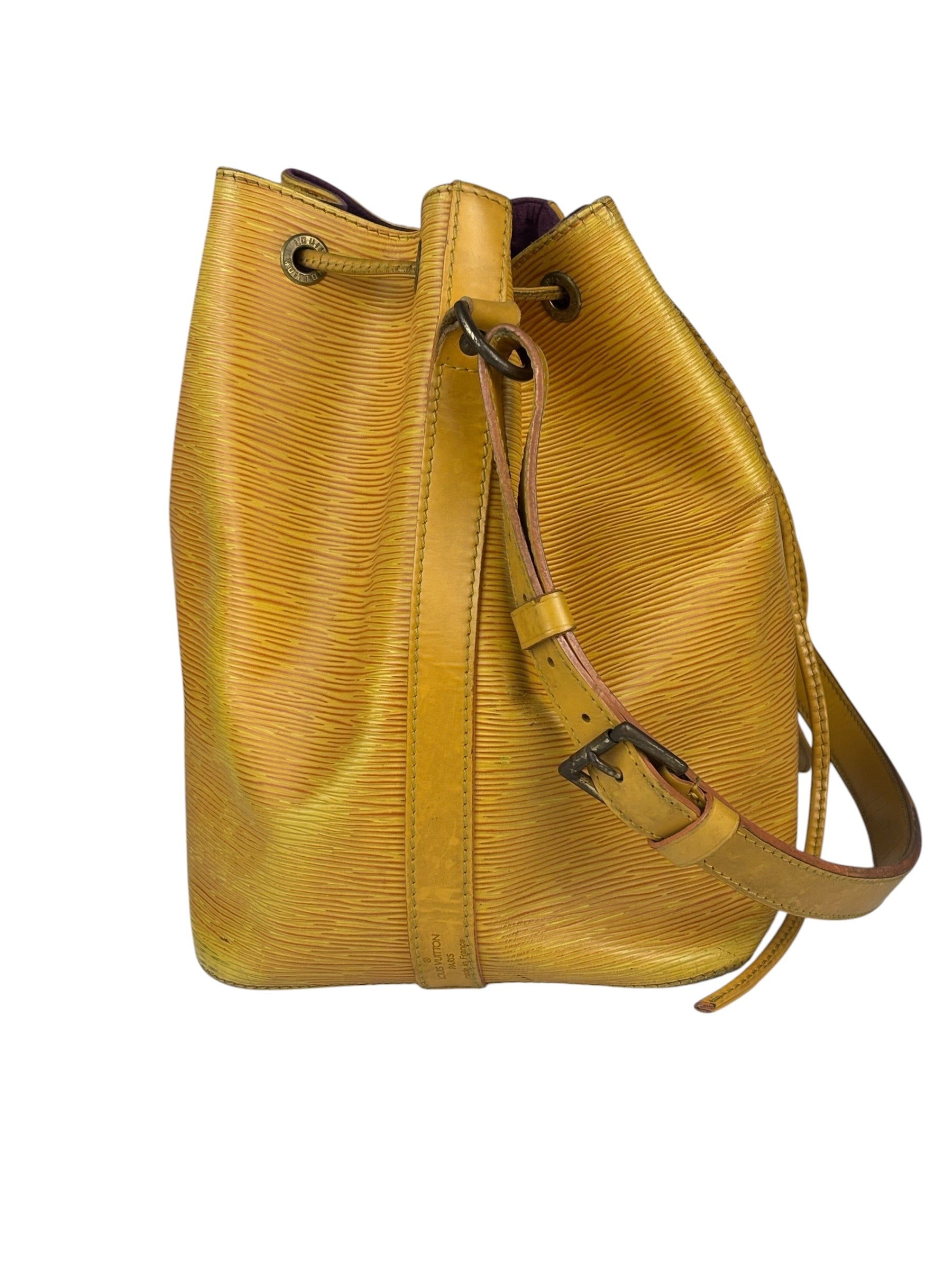 Louis Vuitton Yellow Epi Leather Neo Bucket Bag