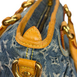 Louis Vuitton Denim/Leather Trim Monogram Neo Cabby Handbag