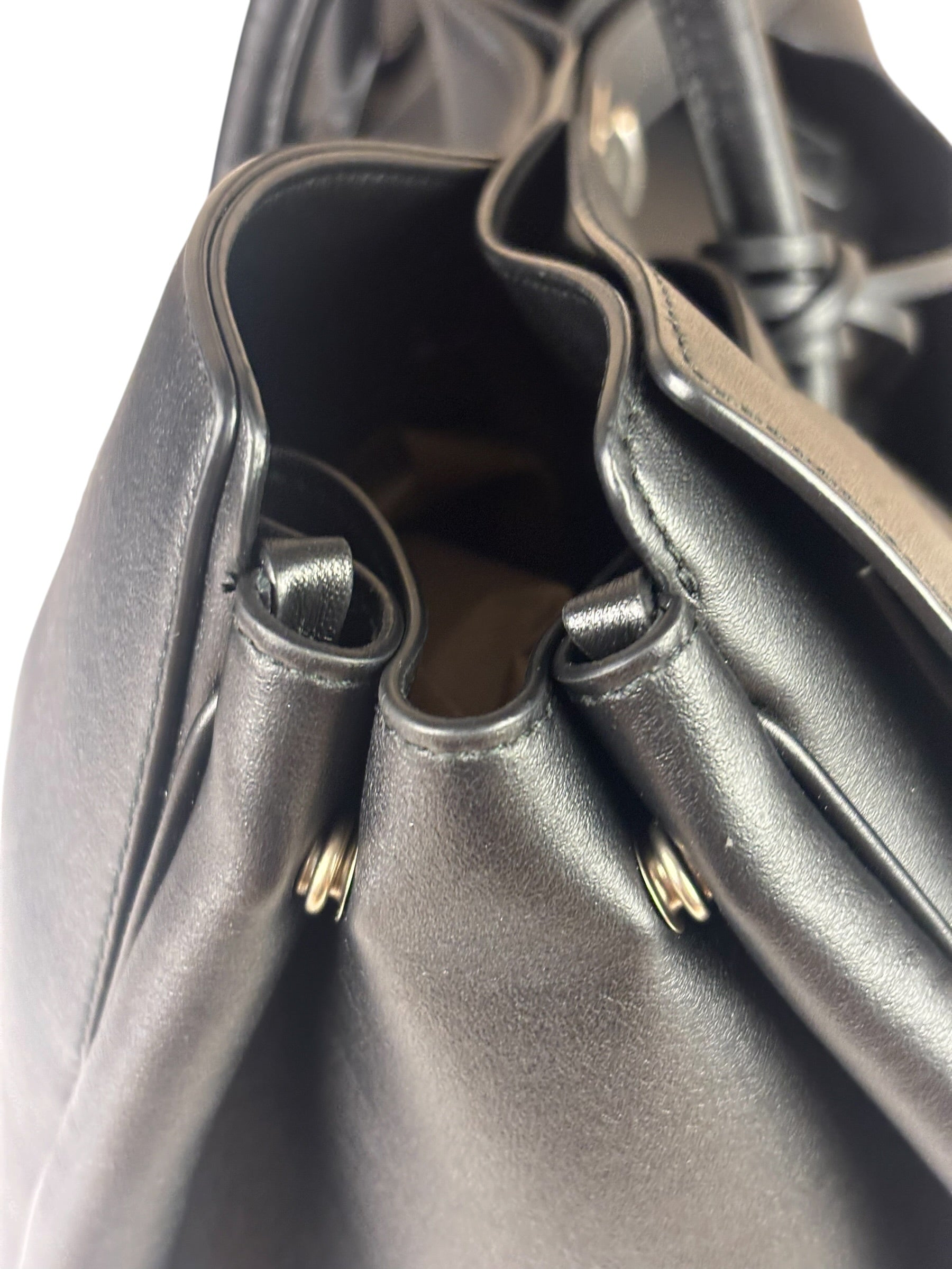 Balenciaga Black Leather Bel Air Carry Carry All Large Tote