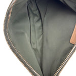 Christian Dior Vintage Olive Green Oblique Saddle Pochette