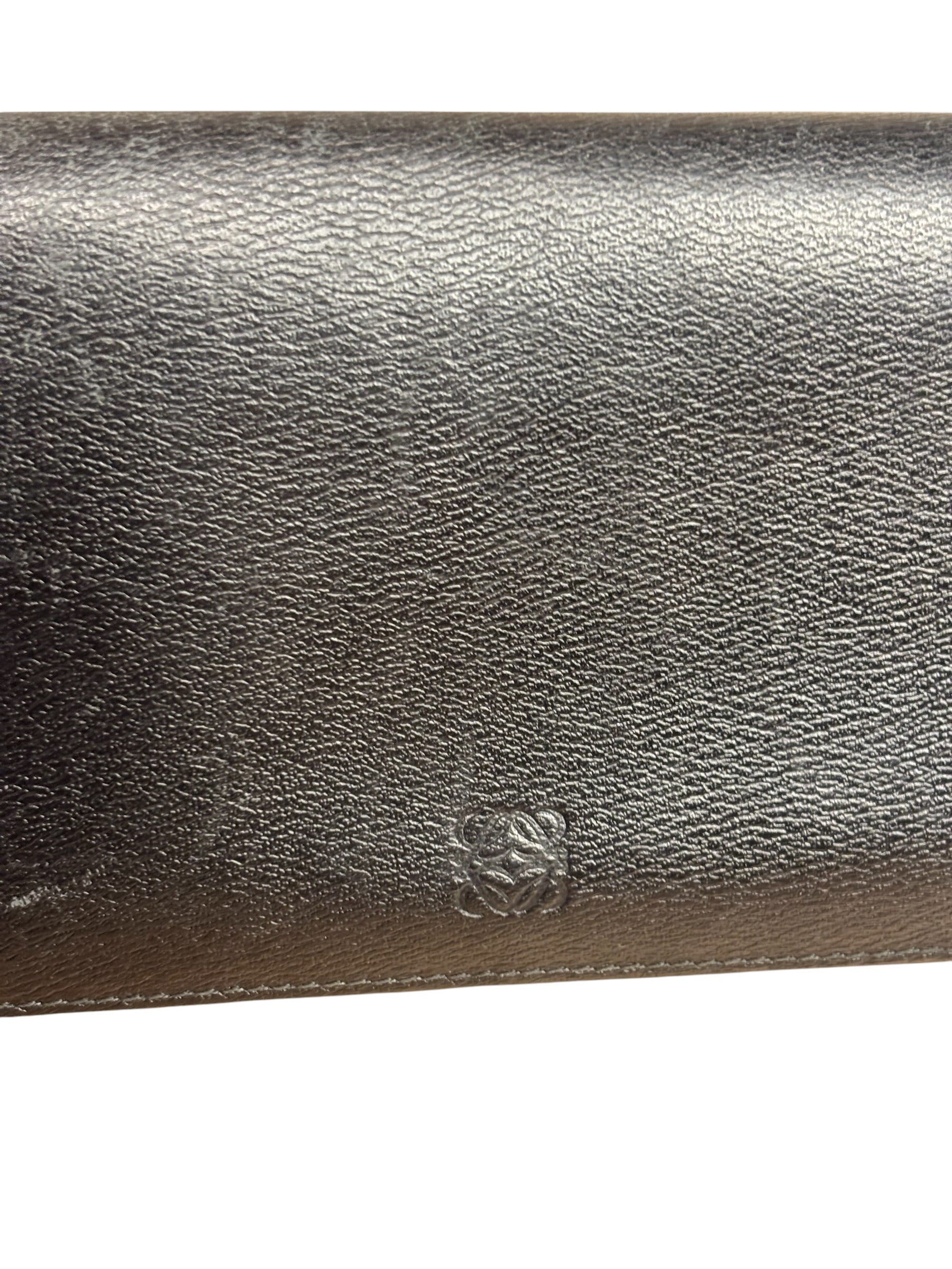 Loewe Bicolor Leather Puzzle Long Horizontal Bifold Wallet