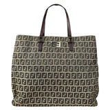 Fendi FF Canvas Top Handle Tote