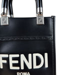 Fendi Black Mini Sunshine Shopper Tote