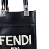 Fendi Black Mini Sunshine Shopper Tote