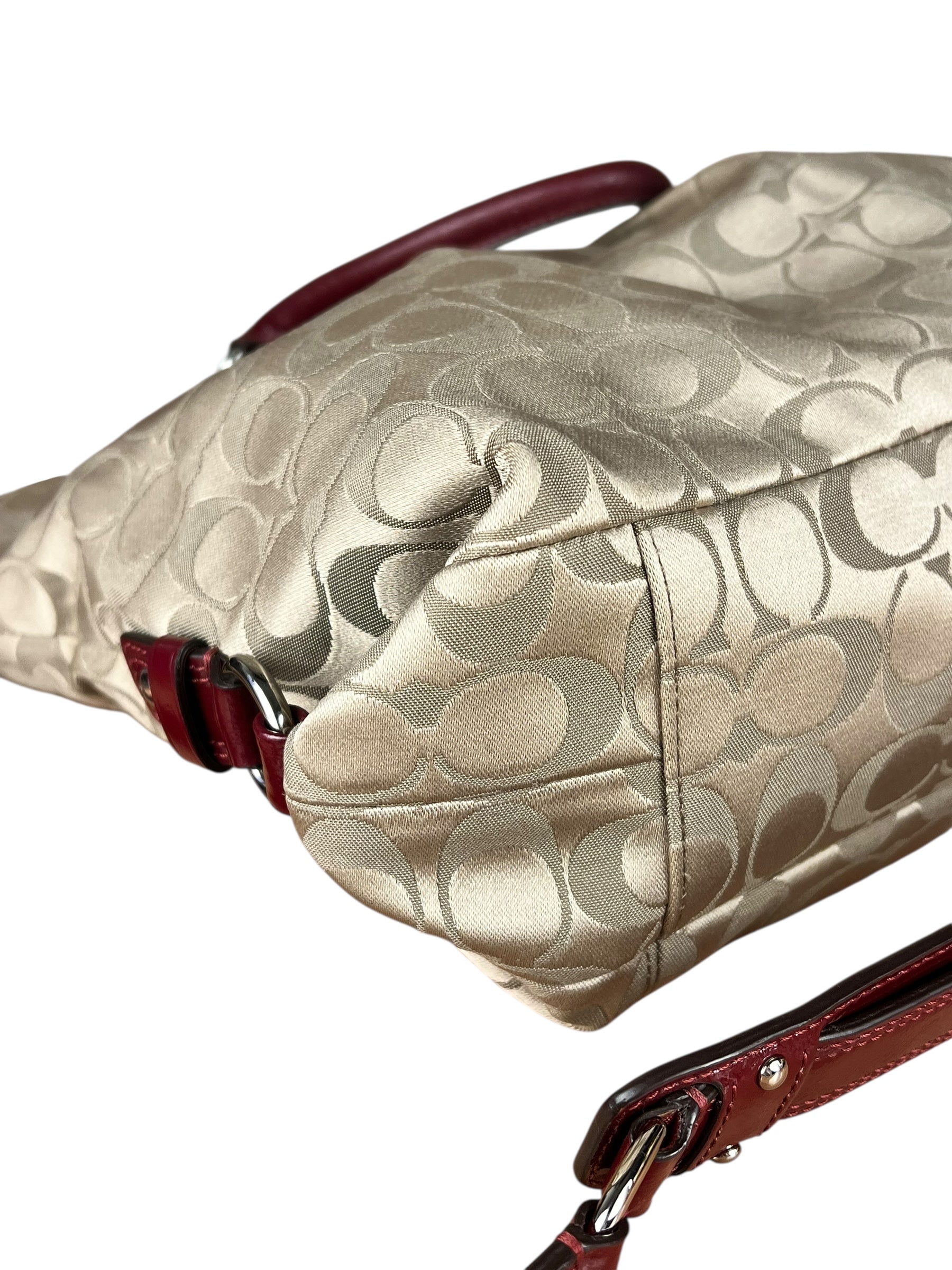 Coach Beige Signature C Tote Bag