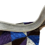 Fendi Vintage Embroidered Patchwork Baguette