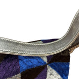 Fendi Vintage Embroidered Patchwork Baguette